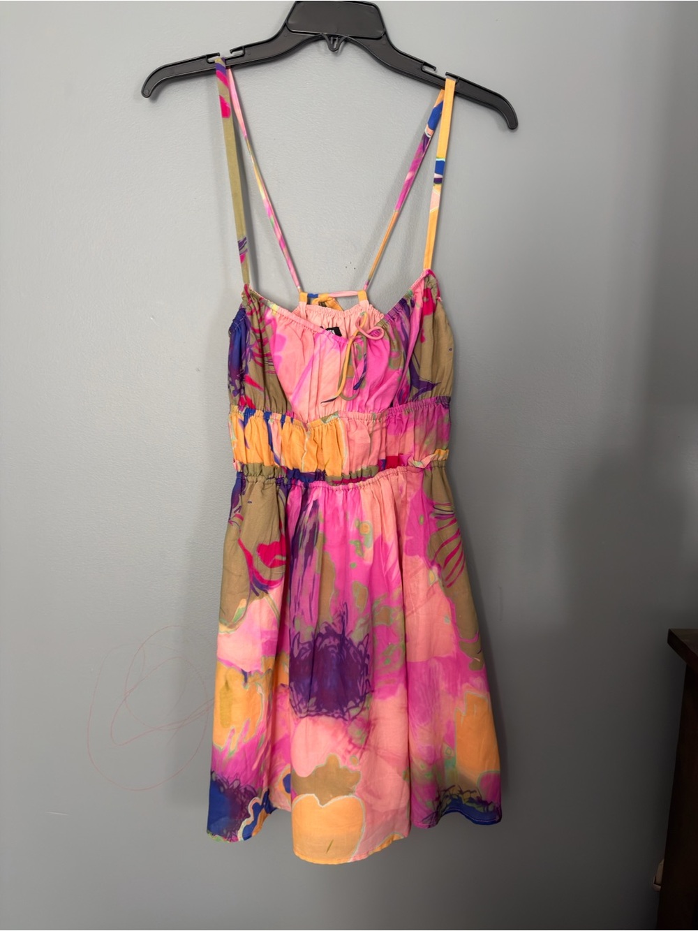 Steve Madden Pink Multi Floral Mini Dress